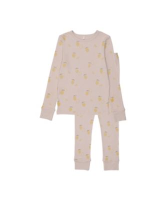  Girls' Lemon Print PJ Set - Baby