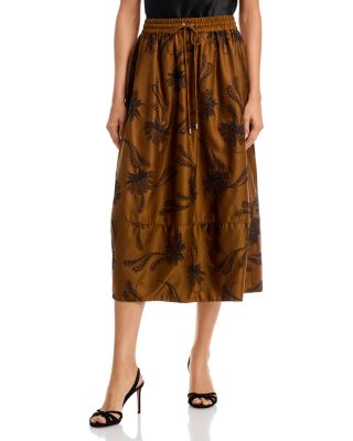 Sirani Embellished Paisley Fan Skirt