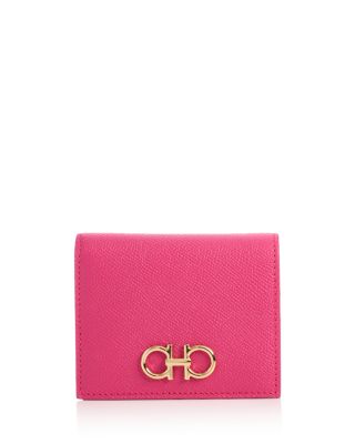 Gancini Compact Leather Bifold Wallet 