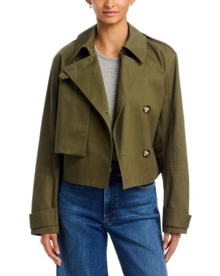 Jamie Cropped Trench Coat