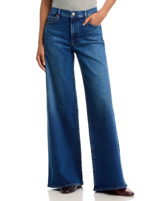 The Palace High Rise Wide Leg Jeans in Sonnet