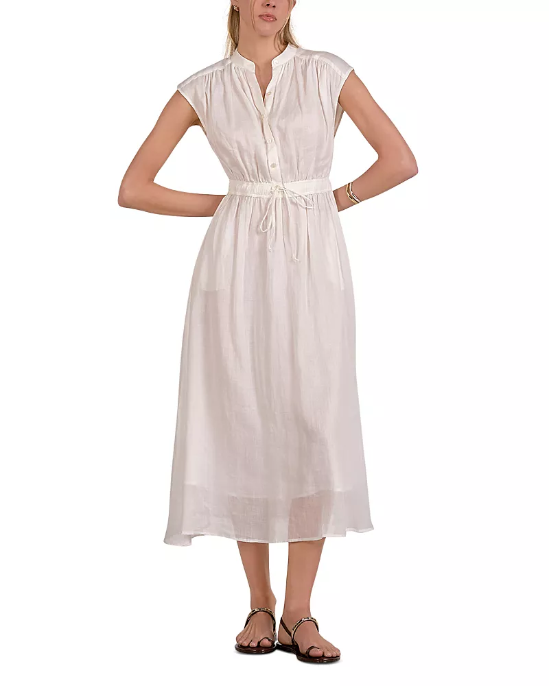 Elan Tie Waist Midi Dress