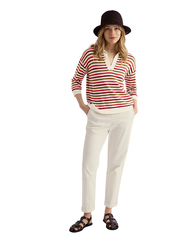 Seasalt Cornwall Gwynver V-neck Collared Jumper
