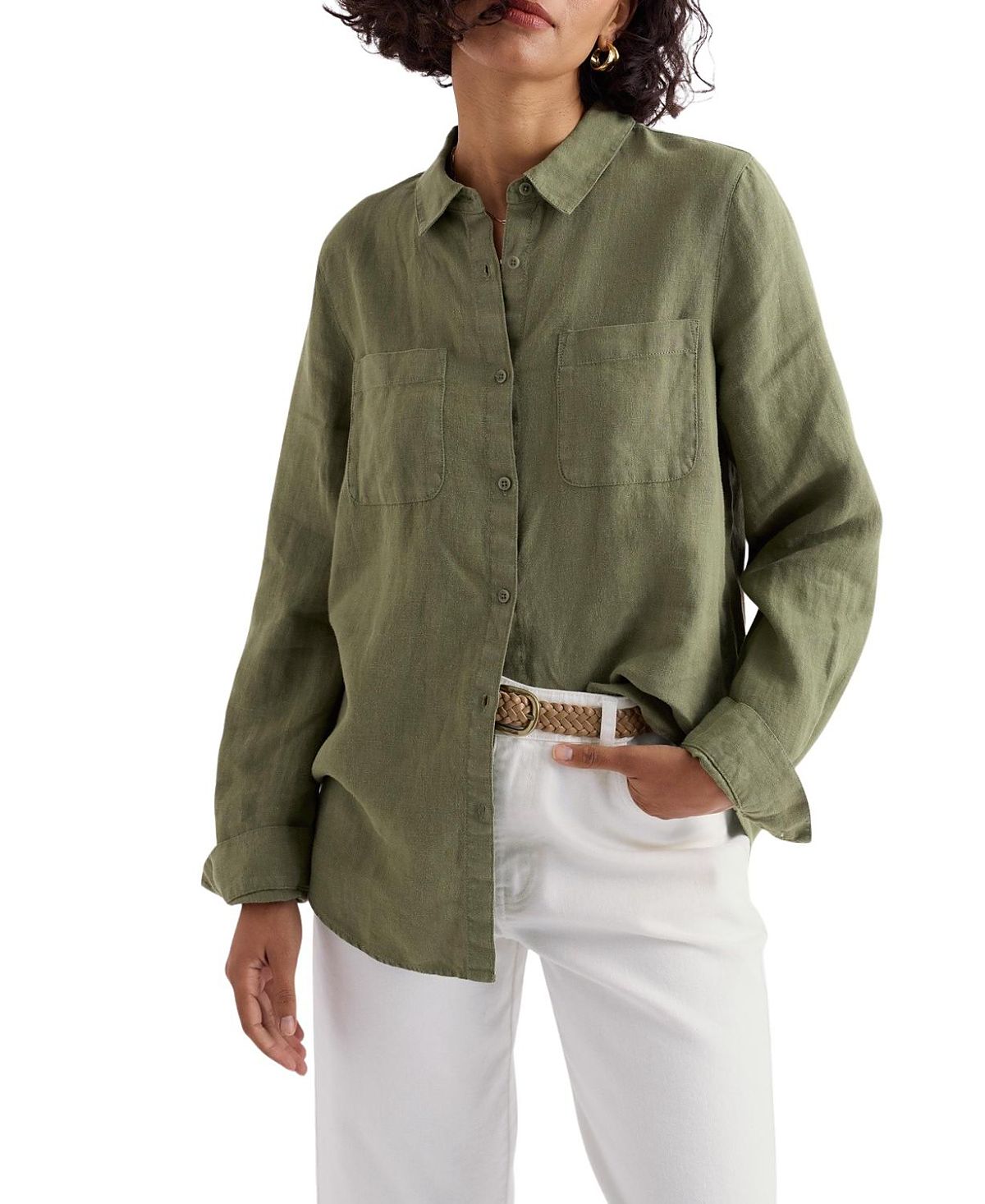 Seasalt Cornwall Hazel Branch Linen Shirt