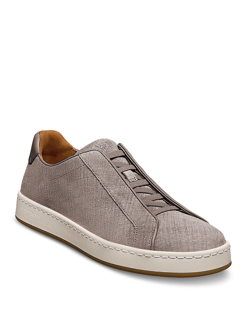Allen Edmonds Men's Banks Court Slip On Stretch Lace Sneakers