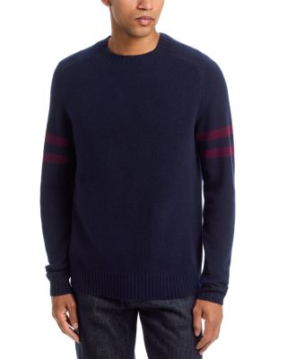 Merino Wool Striped Sleeve Sweater - Exclusive
