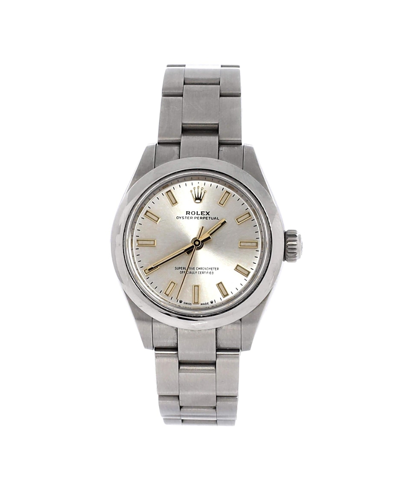 Pre-Owned Rolex Oyster Perpetual Automatic Watch in Stainless Steel 28mm