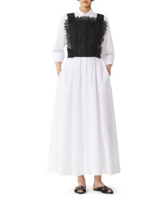 Cotton Poplin Shirt Dress