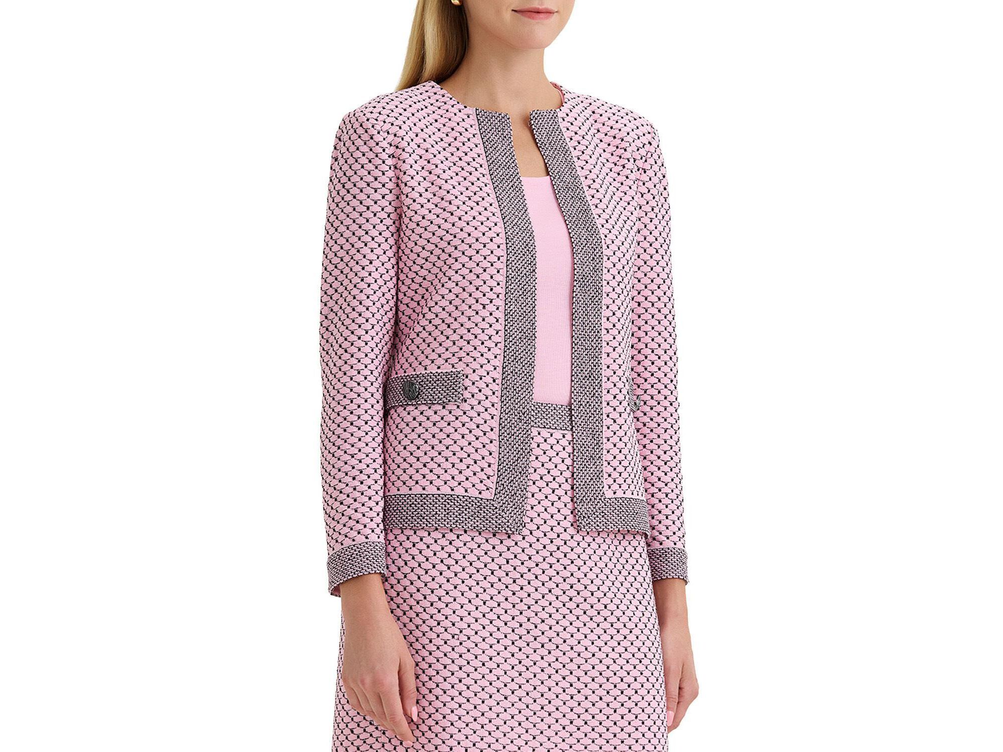 Shell Stitch Knit Jacket — Image 4
