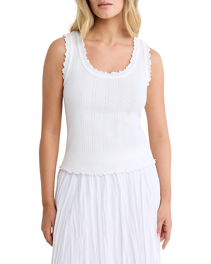 Nic+zoe Pointelle Rib Ella Tank Top
