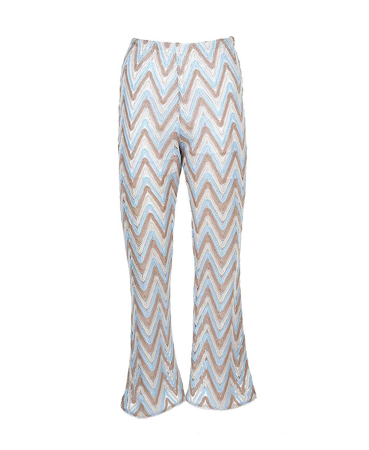 Nessi Byrd Girls' Retro Zig-Zag Pattern Beach Trousers - Little Kid, Big Kid