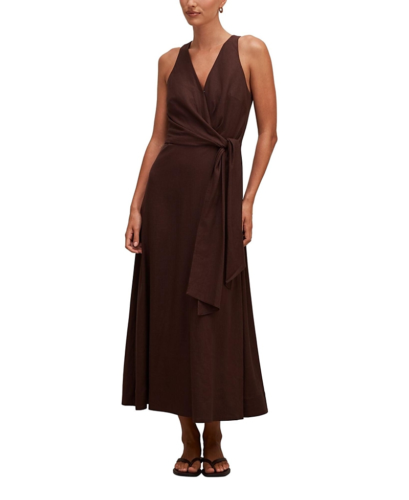 Ever New Women's Zoey Halter Neck Tie Midi Dress