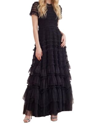 Needle & Thread Valentine Ruffle Maxi Gown