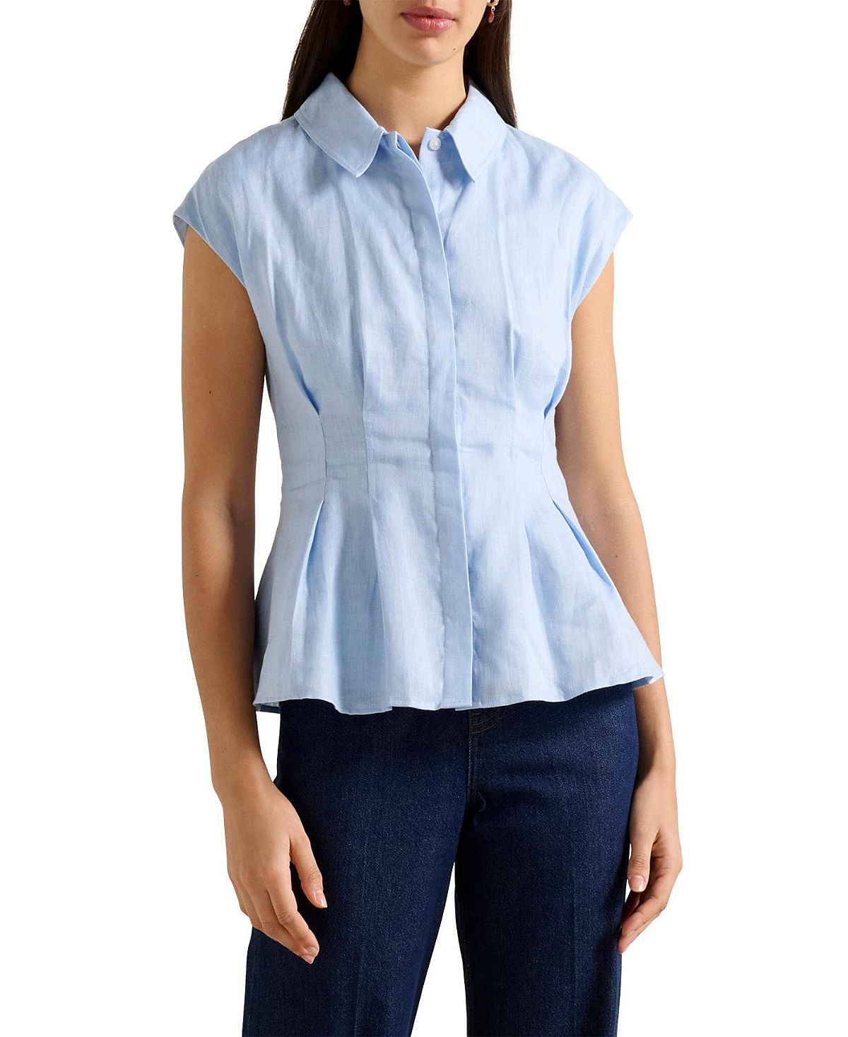 Ever New Women's Carina Pleated Shirt