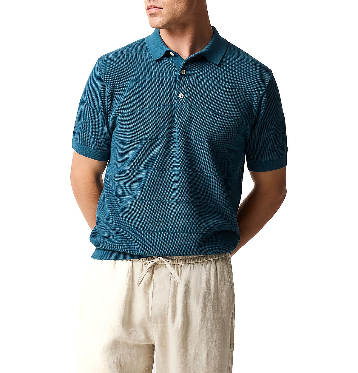 Rodd & Gunn Masons Regular Fit Flat Knit Polo Shirt