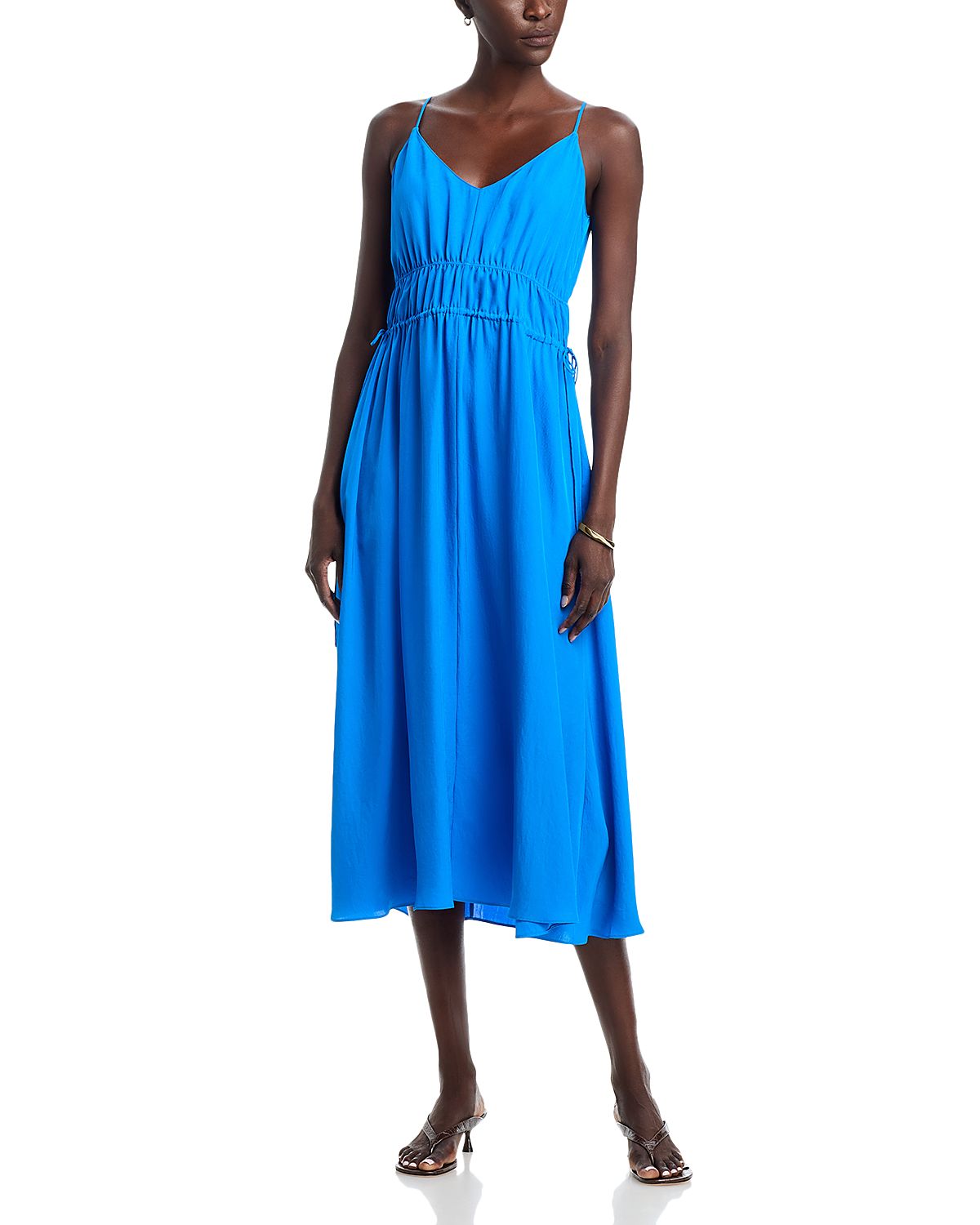 Theory Gathered V Tie Dress