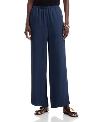 Slit Hem Pull On Pants
