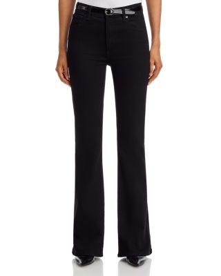 The Flare High Rise Jeans in Black