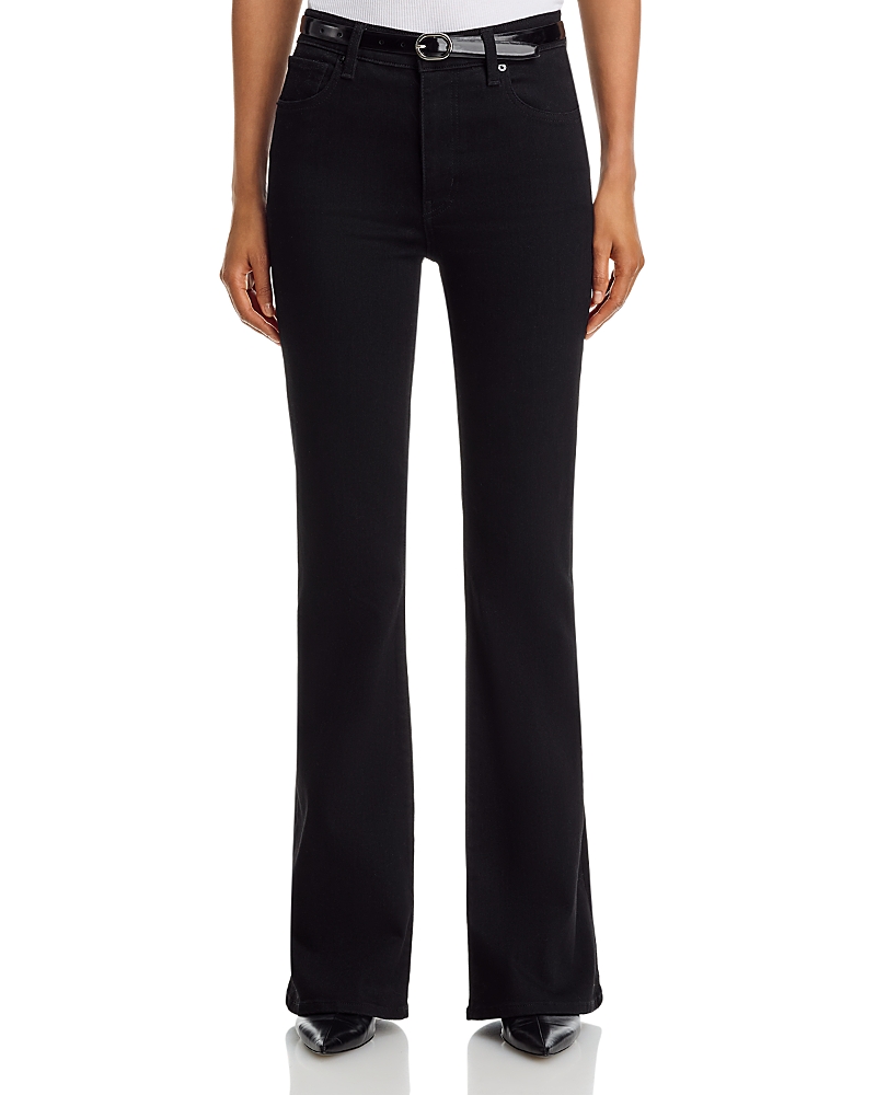 Frame The Flare High Rise Jeans in Black