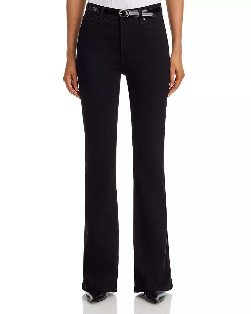 Frame The Flare High Rise Jeans in Black