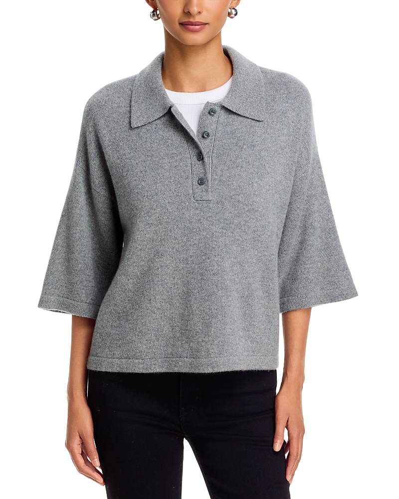 Frame The Academy Cashmere Polo Top