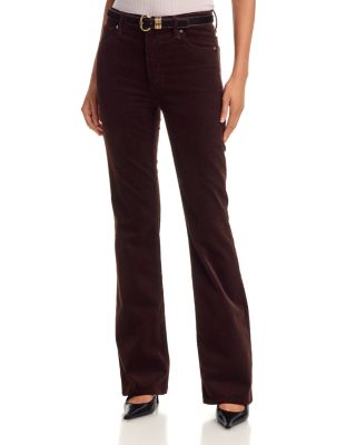 The Reboot High Rise Corduroy Jeans in Espresso
