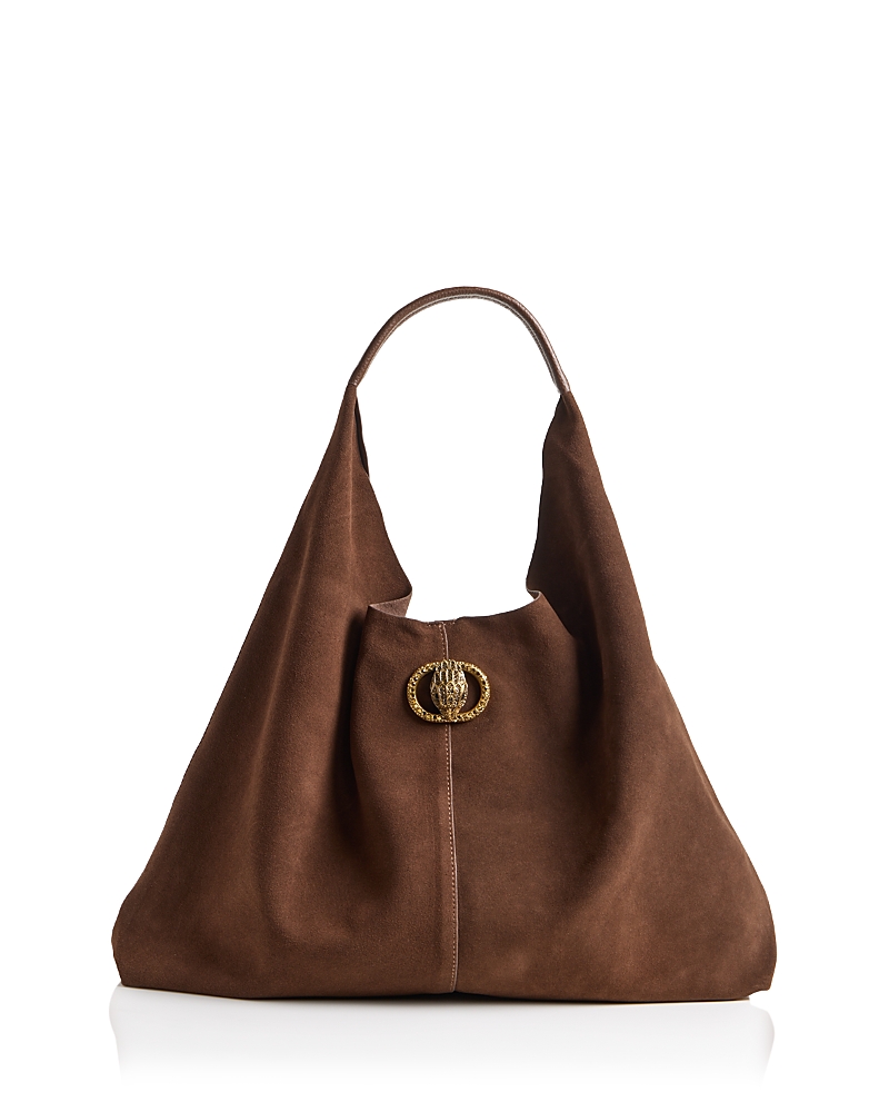 Kurt Geiger London Chelsea Slouchy Large Suede Hobo Shoulder Bag