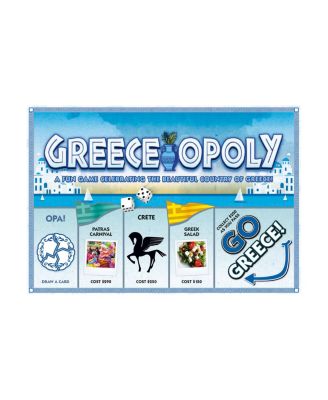 Greeceopoly Monopoly Board Game, Ages 8+