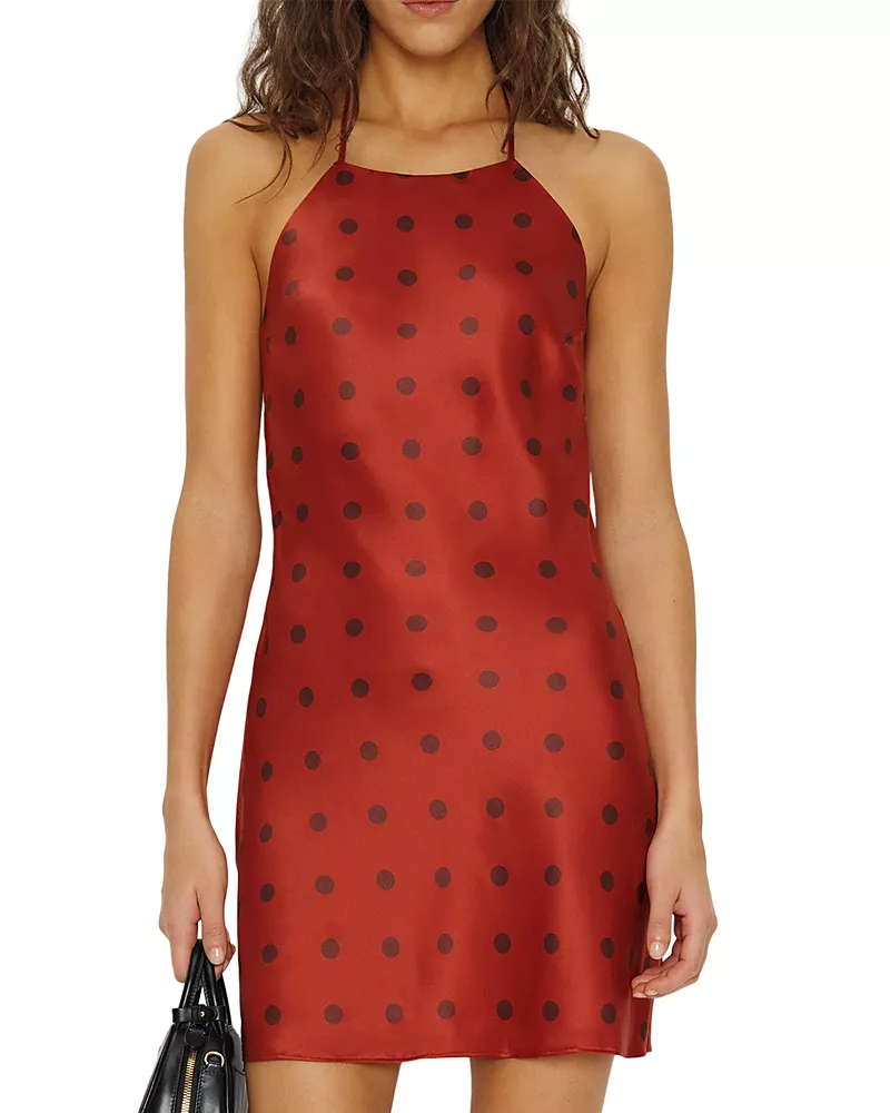Reformation Jennis Silk Dress