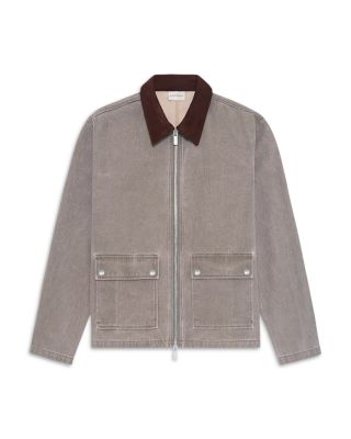 Washed Zip Denim Jacket
