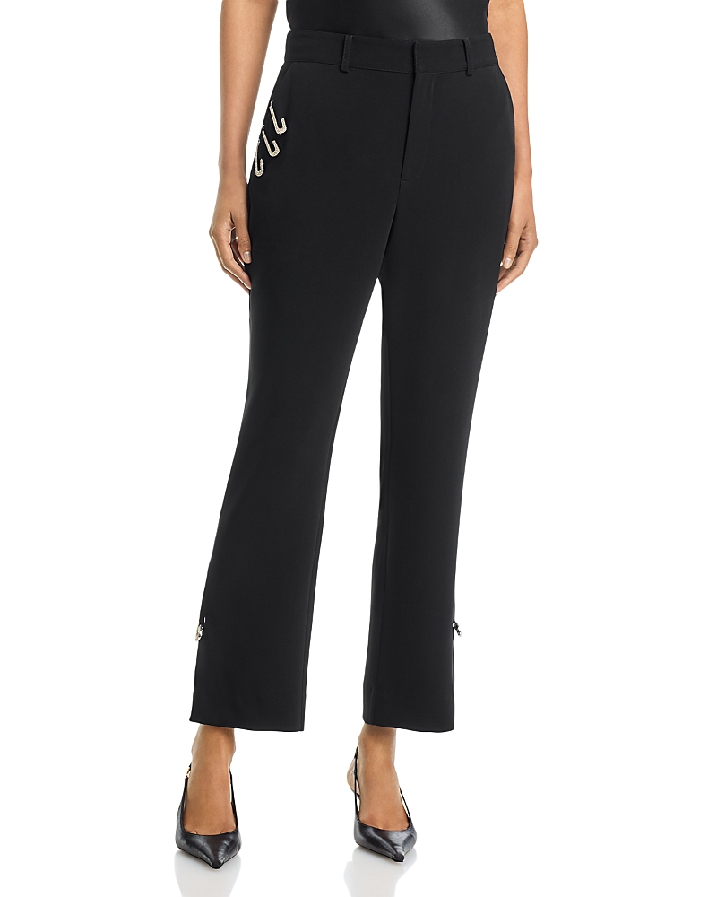 Cinq a Sept Kerry Rhinestone Pin Cropped Pants