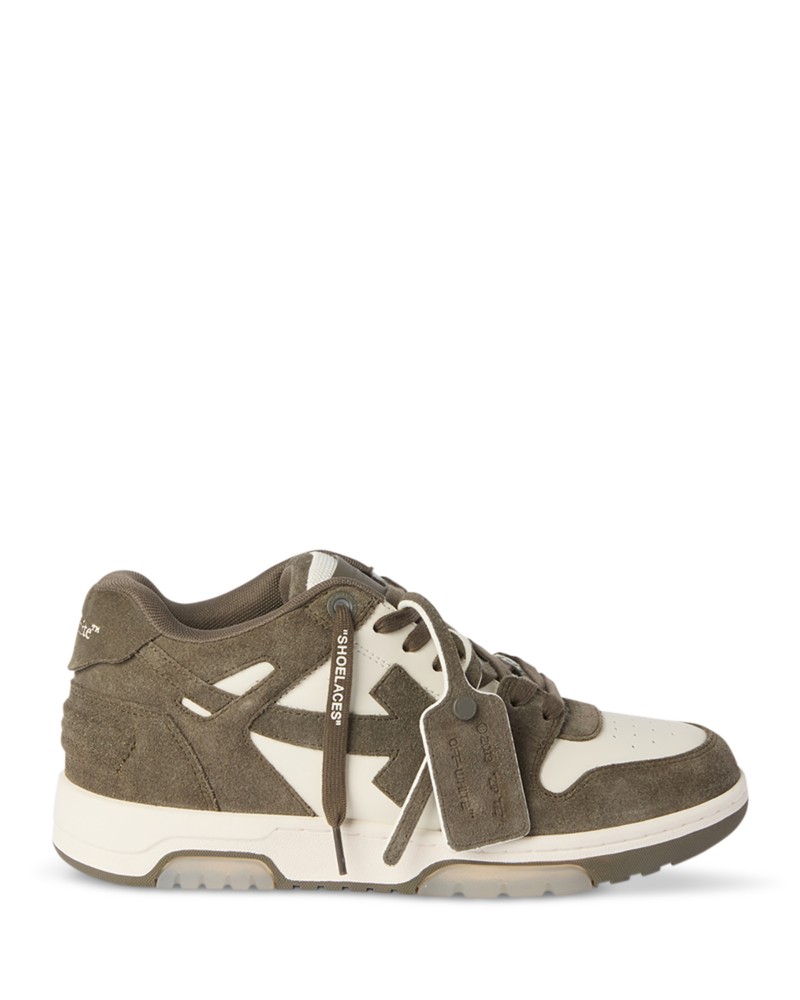 Off-White Men's Out of Office Low Top Sneakers in Cream
