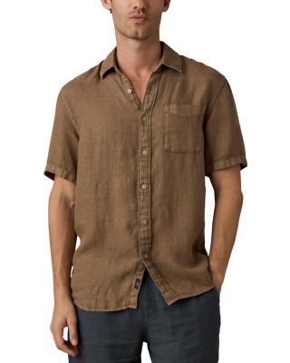 Faherty Short Sleeve Palma Linen Shirt