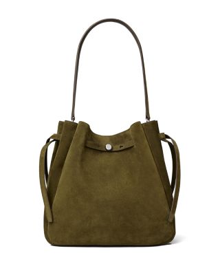Tory Burch Romy Large Suede Hobo Bag