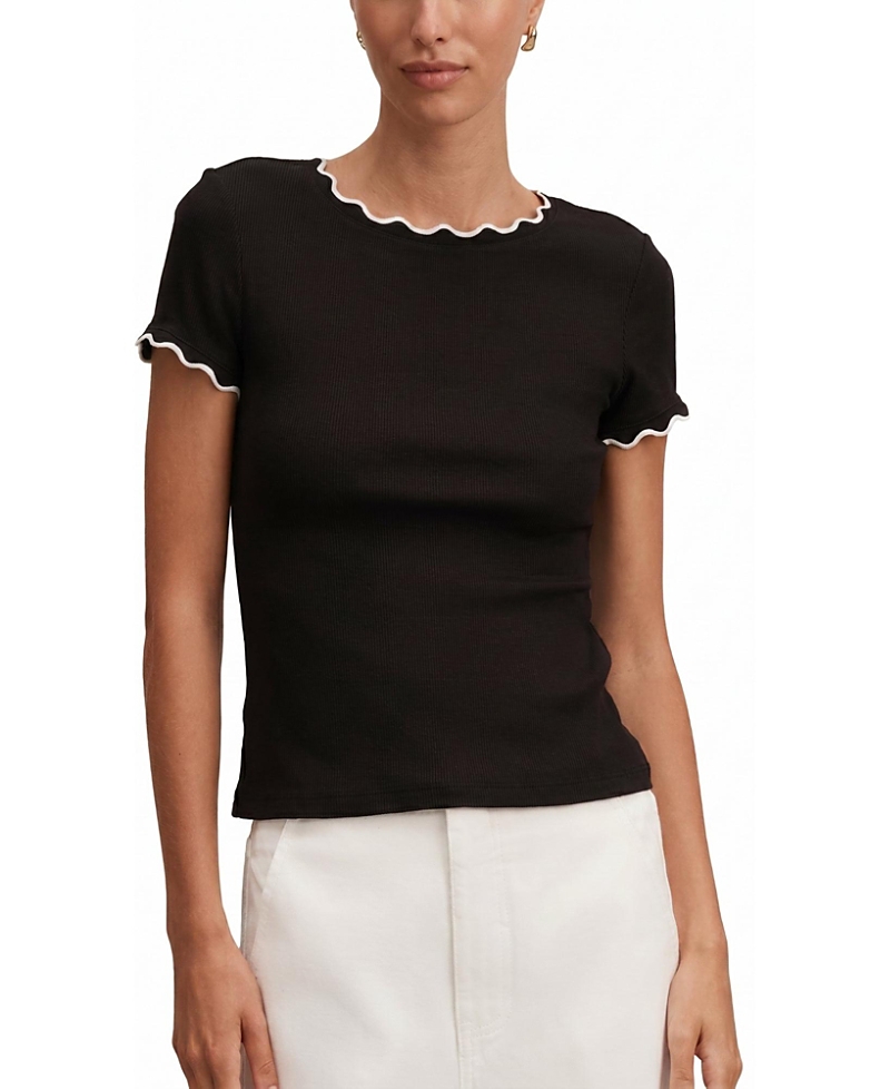 Ever New Women's Rebecca Scallop Trim T-Shirt