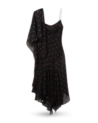 Aubrey Silk Midi Dress