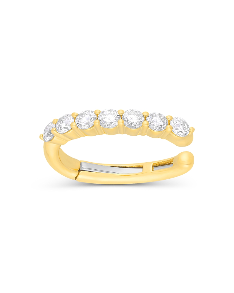 Ef Collection 14K Yellow Gold Diamond Jumbo Ear Cuff, 0.29 tcw