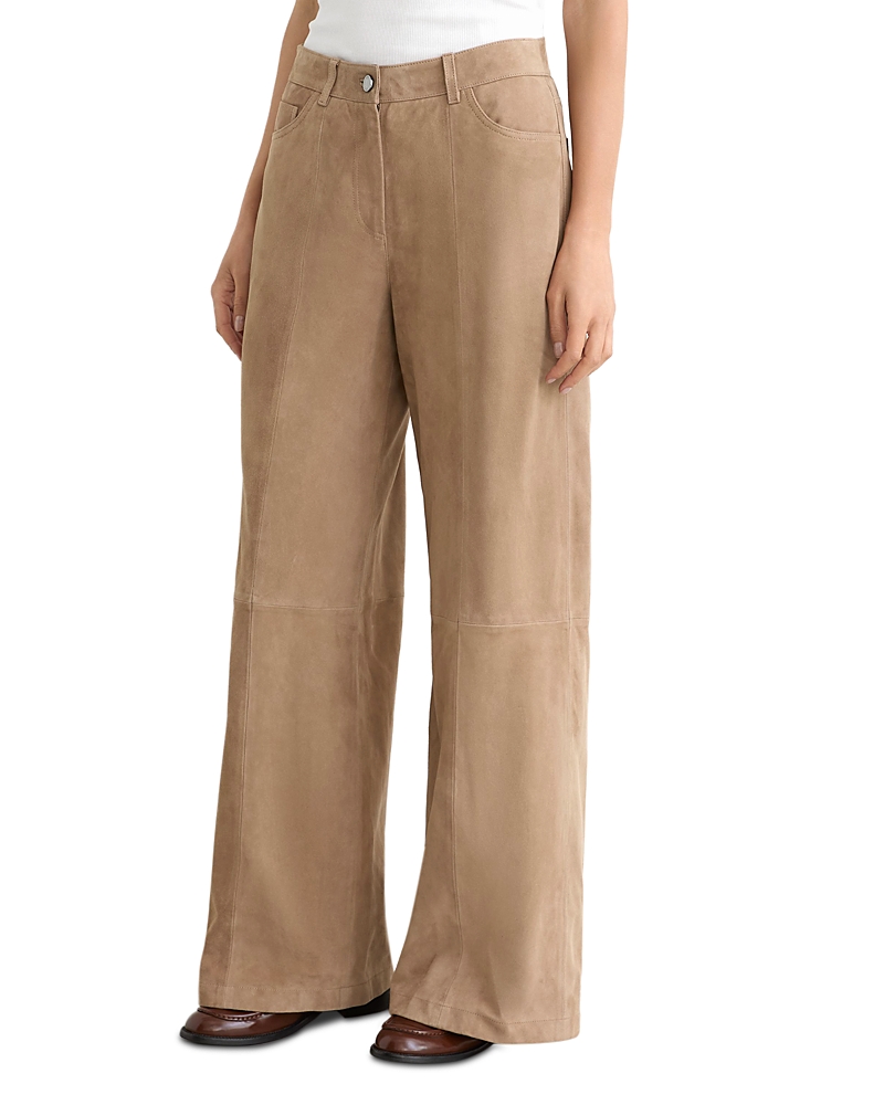 Reiss Keria Suede Pants