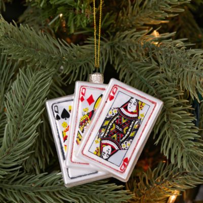 Glass Deck of Cards Ornament - Exclusive