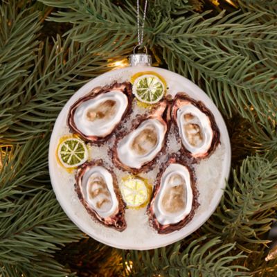 Plate of Oysters Ornament - Exclusive