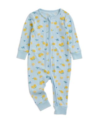 Unisex Citrus Ribbed Two Way Zip Up Sleepsuit - Baby