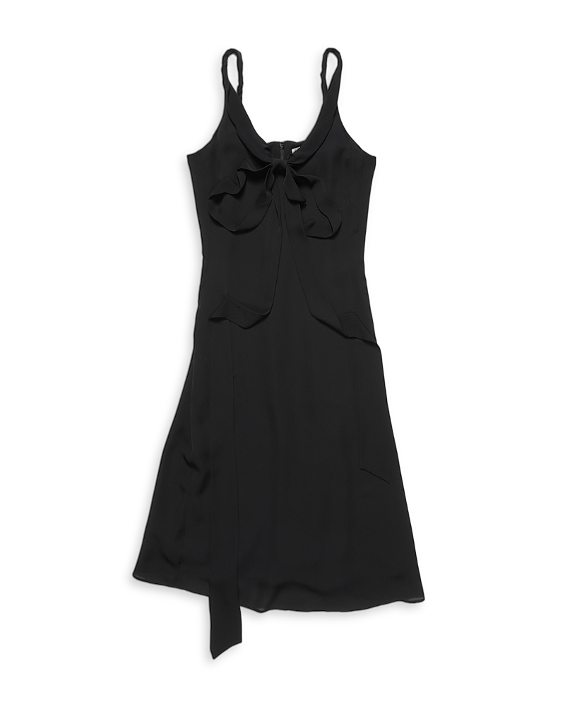 Acne Studios Silk Midi Bow Dress
