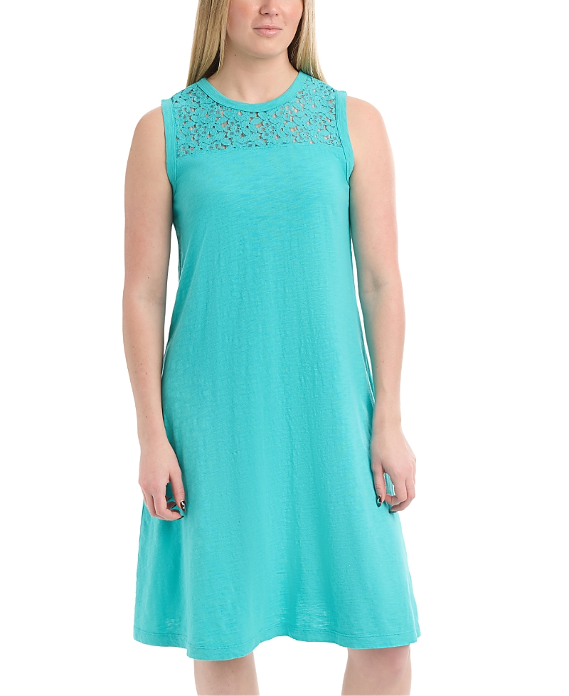 Wilt Clothing Sleeveless Lace Yoke Dress