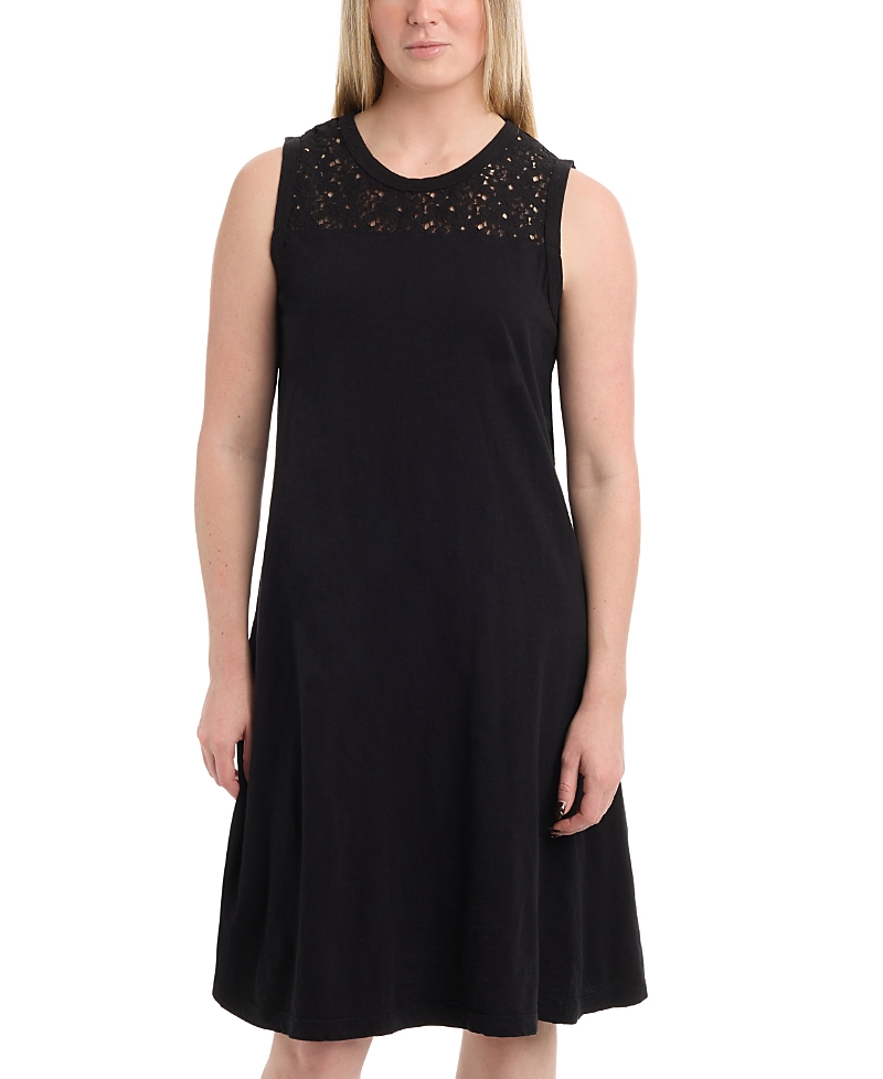 Wilt Clothing Sleeveless Lace Yoke Dress