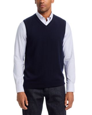 V-Neck Merino Wool Vest - Exclusive