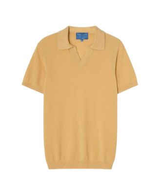 Robert Talbott Randall Cotton Cashmere Johnny Collar Sweater