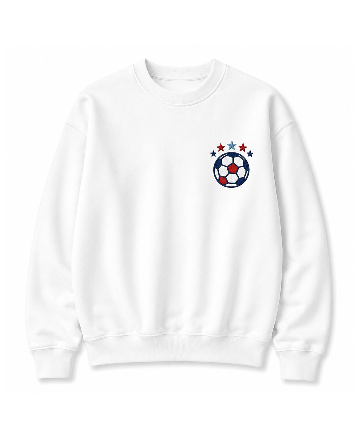 Bits & Bows Unisex Usa Soccer Club Crewneck Sweatshirt - Baby, Little Kid, Big Kid