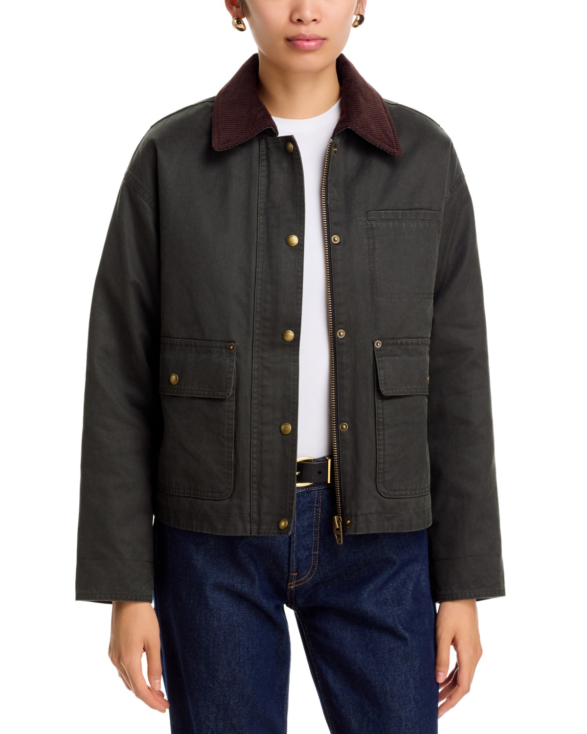 Corduroy Collar Barn Jacket