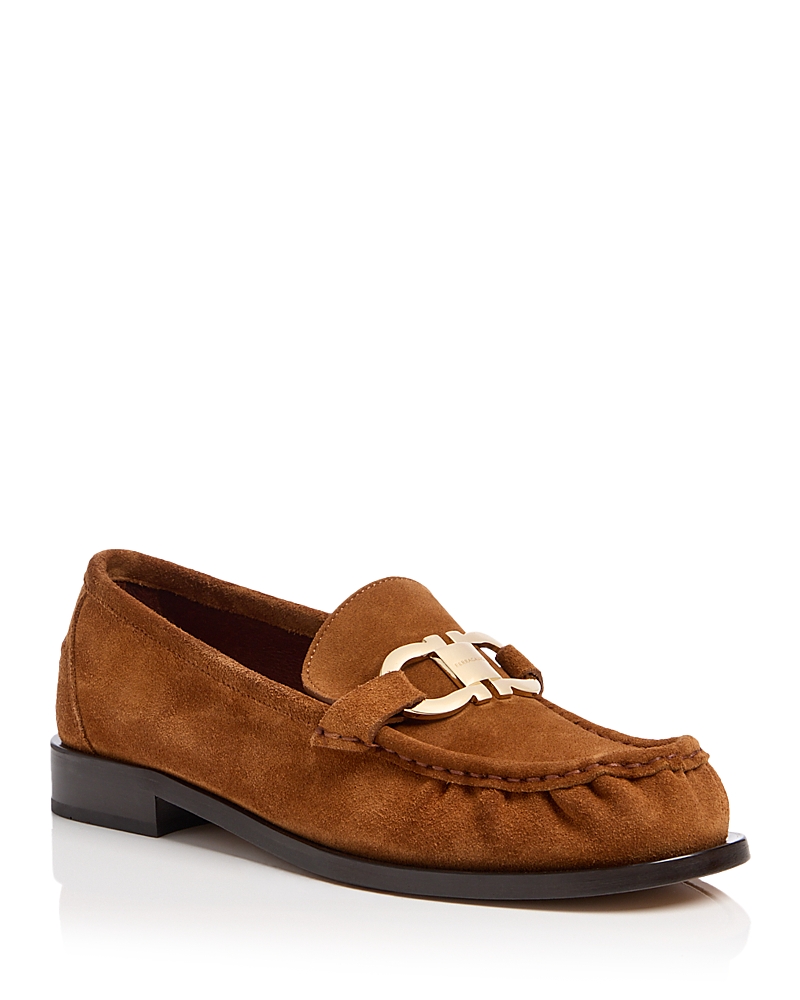 Ferragamo Women's Maryan Softhug Gancini Loafers