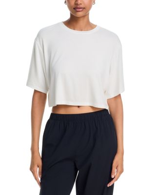 Djuna Oversized Crop Jersey Tee